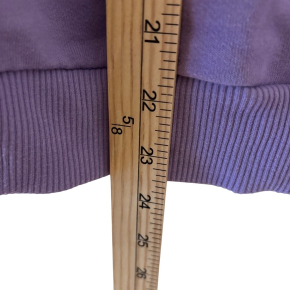 American Eagle Lilac Purple Logo Crewneck Sweatshirt Medium - Picture 6 of 7